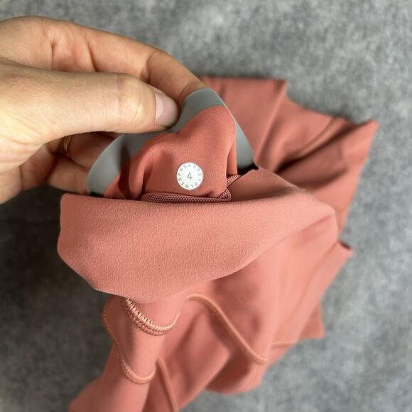 Lululemon In Movement Legging Womens 4 Rustic Coral 25” Athletic Tight Running - Picture 8 of 8